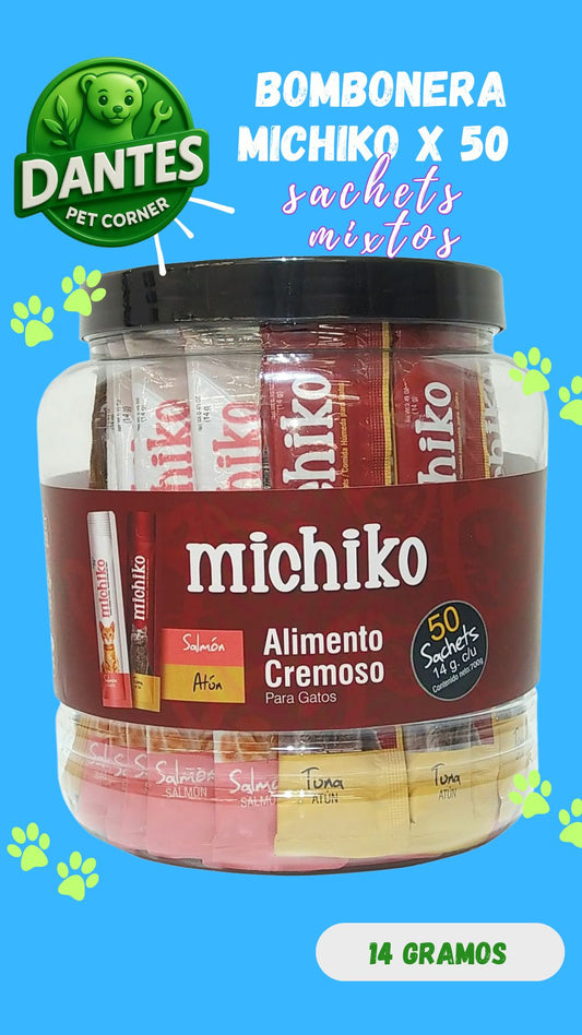 Bombonera Michiko x 50  sachets mixtos